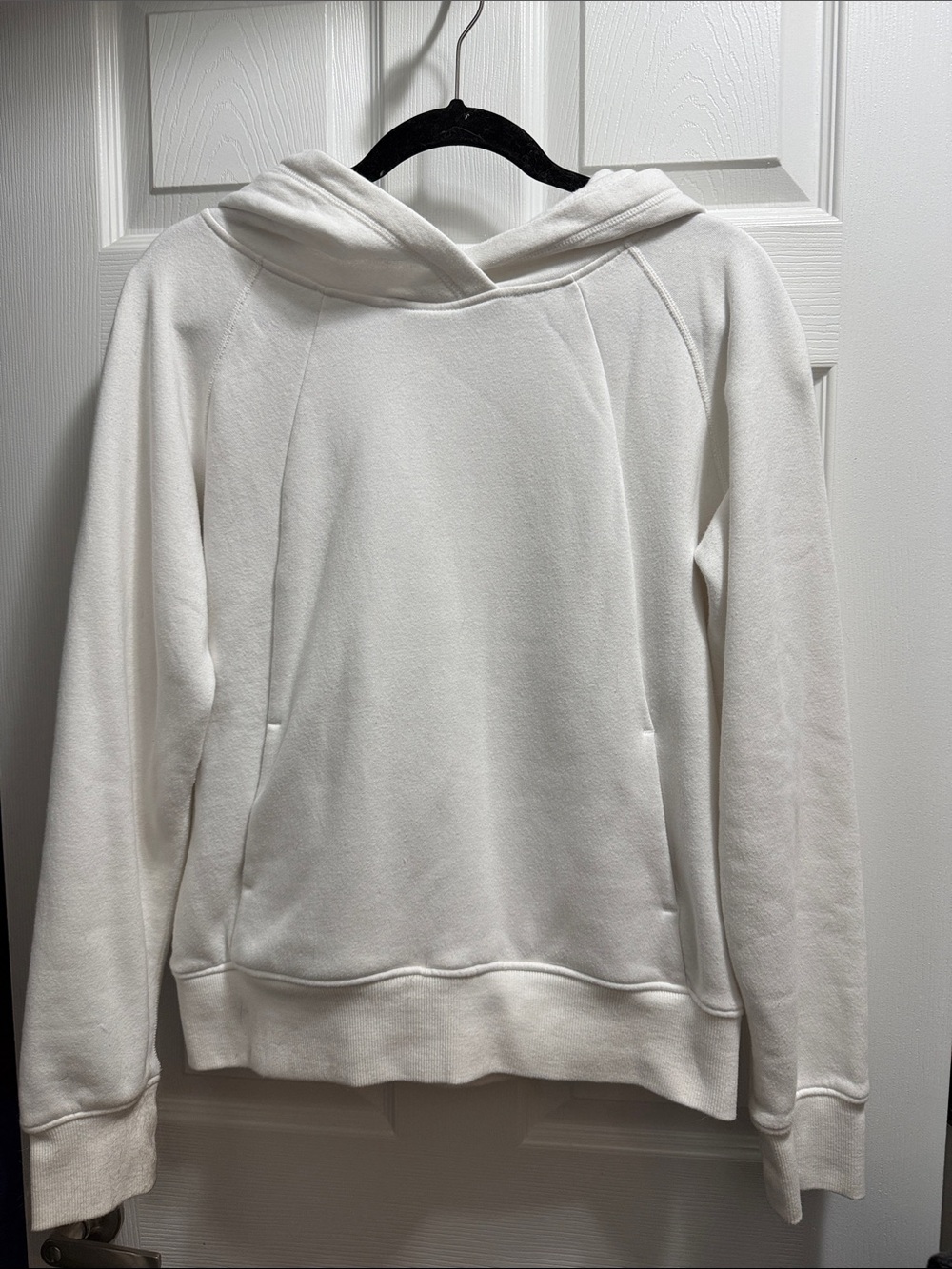 Zyia Active White Hooded Fleece sweatshirt